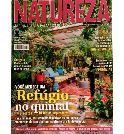 Revista Natureza - Você Merece um Refúgio no Quintal N° 375