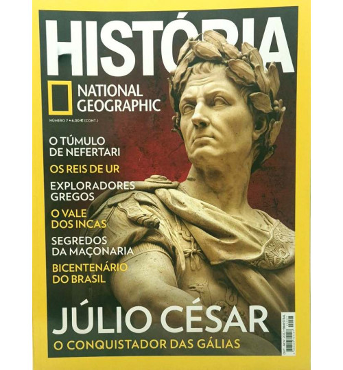 Revista National Geographic – História: Júlio César - O Conquistador das Gálias