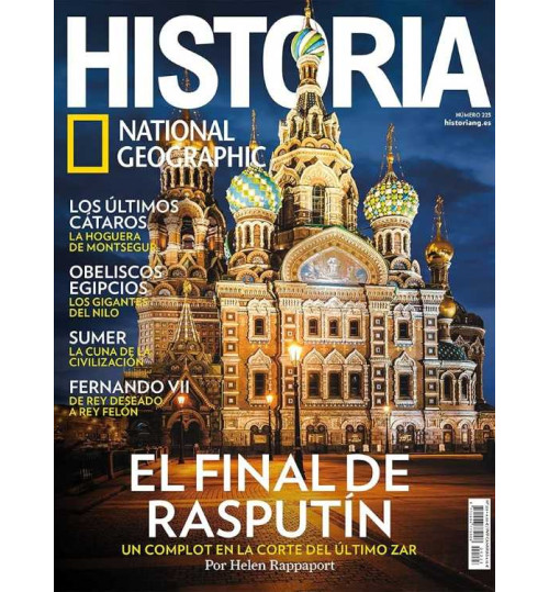 Revista National Geographic – História: El Final de Rasputín N° 223 (Versão Em Espanhol)