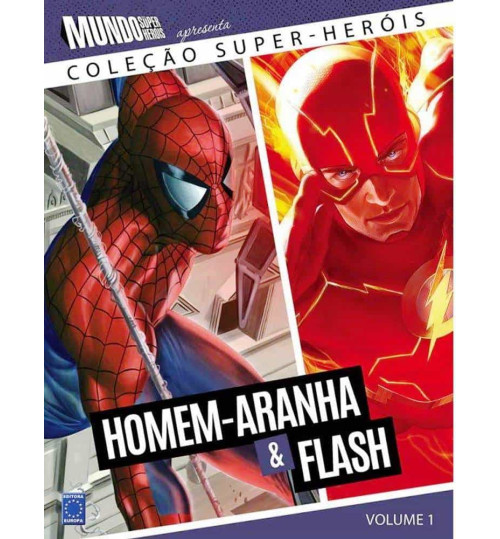 Livro Coleção Super-Heróis Volume 1: Homem-Aranha e Flash