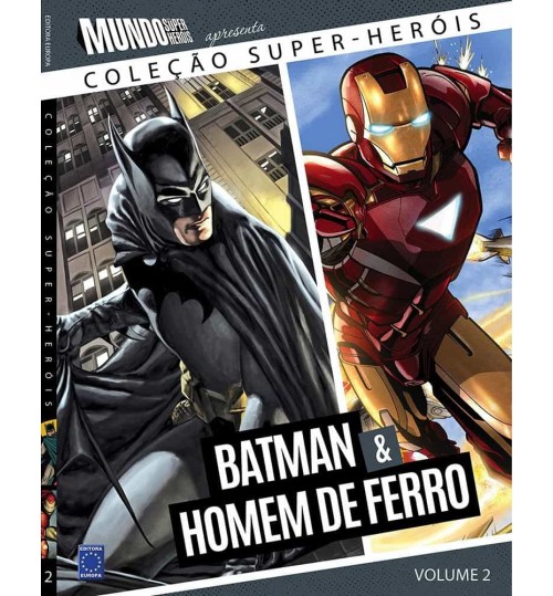 Livro ColeÃ§Ã£o Super-HerÃ³is Volume 2: Batman e Homem de Ferro