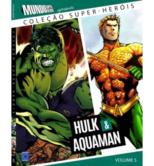 Livro Coleção Super-Heróis Volume 5: Hulk e Aquaman