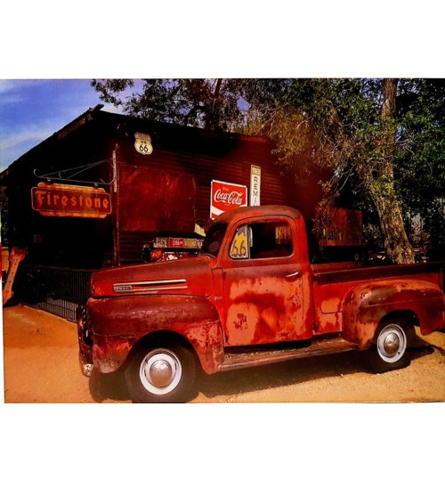 Quadro Retrô Caminhonete F1 1950