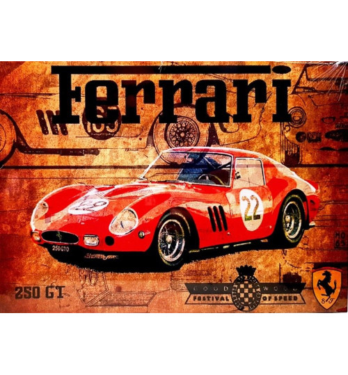 Quadro Retrô Ferrari 250 GT 1963