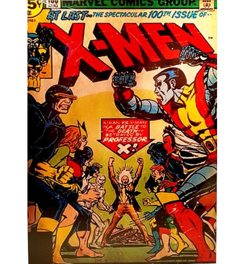 Quadro Retrô X-Men