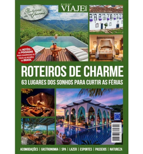 Livro Roteiros de Charme 2023 - Lugares dos Sonhos Para Curtir as Férias