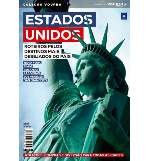 Livro Estados Unidos - Roteiros Pelos Destinos Mais Desejados do País