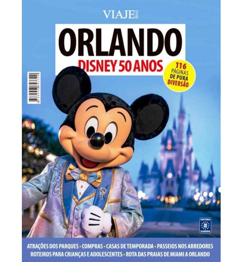 Livro Orlando Disney 50 Anos