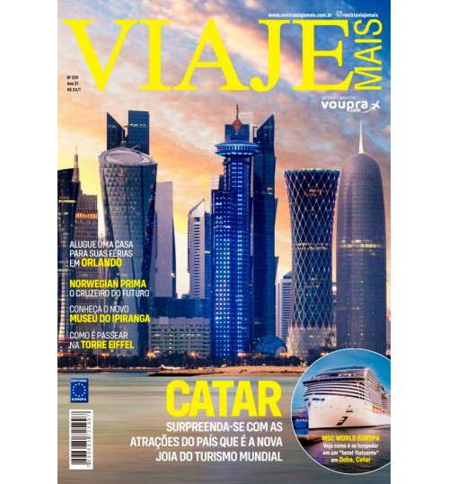 Livro Revista Viaje Mais - Catar N° 259