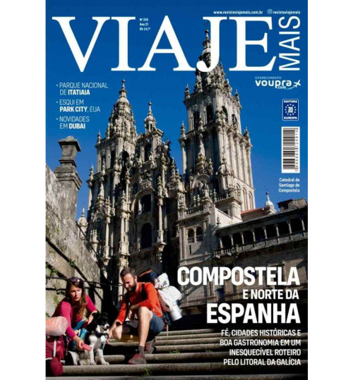 Livro Revista Viaje Mais - Compostela e Norte da Espanha N° 255