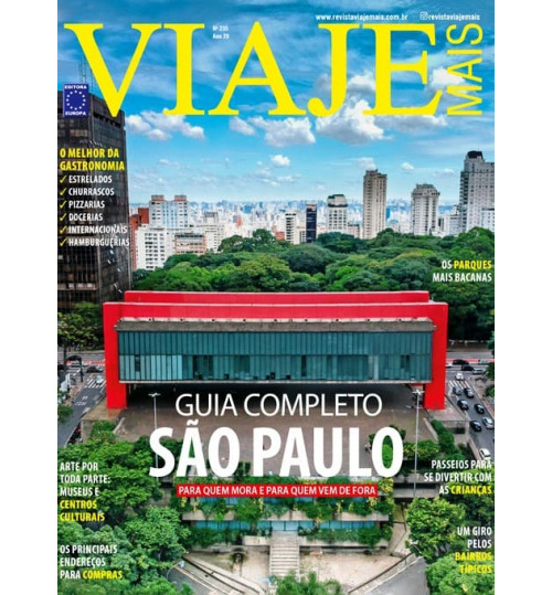 Revista Viaje Mais - Guia Completo São Paulo N° 235