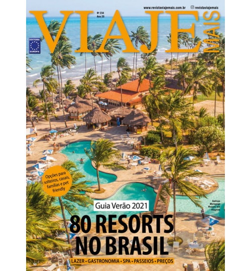 Revista Viaje Mais - Guia Verão 2021: 80 Resorts no Brasil N° 234