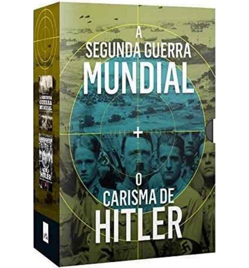 Box Livro A Segunda Guerra Mundial e Livro O Carisma de Hitler
