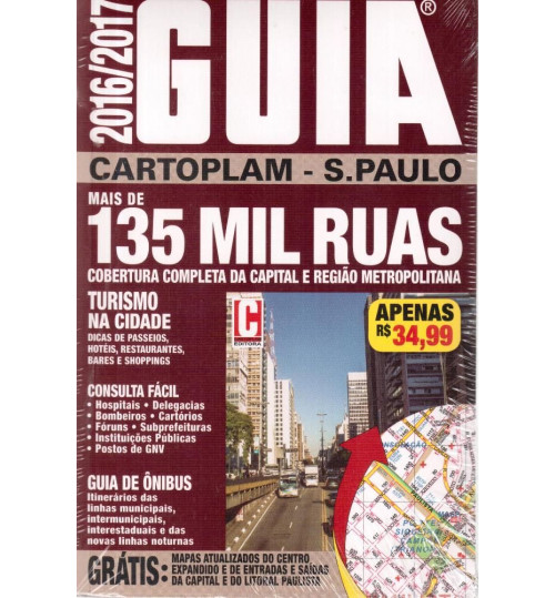 Guia de Ruas Cartoplam SP 2016/2017