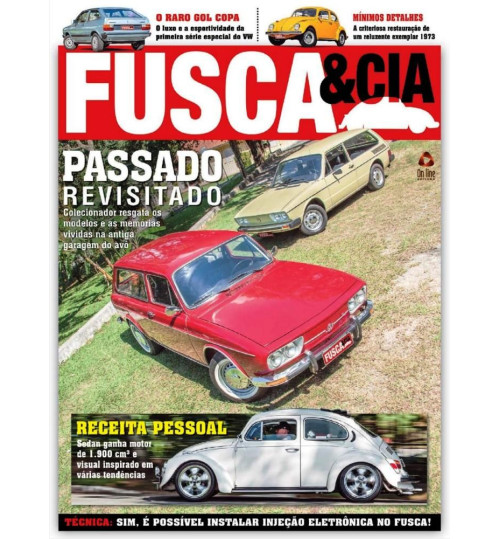 Kit com 2 Revistas Fusca & Cia N°131 e N°134