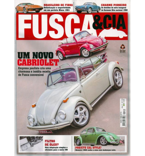 Kit com 2 Revistas Fusca & Cia N°132 e N°135