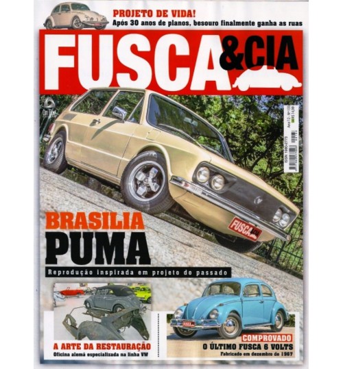 Kit com 2 Revistas Fusca & Cia N°133 e N°134