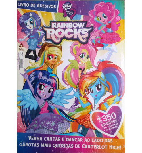 Livro de Adesivos Rainbow Rocks com mais de 350 Adesivos