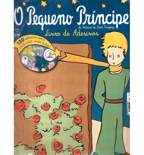 Livro de Adesivos 130 Adesivos O Pequeno Príncipe