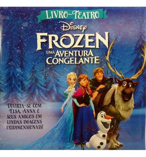 Livro Teatro Frozen Uma Aventura Congelante