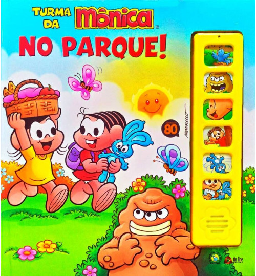 Livro Turma Da Mônica No Parque! Com Som