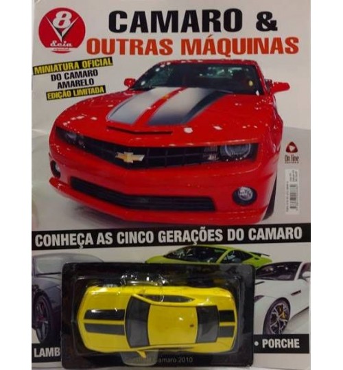 Revista Camaro e Outras Máquinas com Miniatura Oficial Camaro Grátis