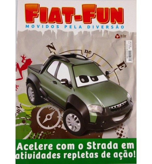 Revista Fiat Fun Movidos Pela Diversão + Miniatura Línea
