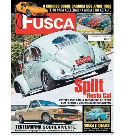 Revista Fusca & Cia N°104 Split Resto Cal