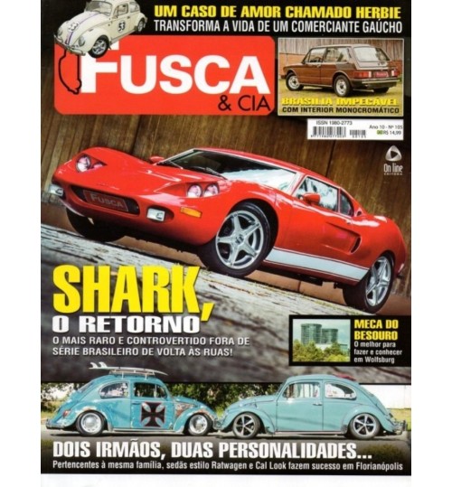 Revista Fusca & Cia N° 105 Shark o Retorno