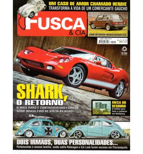 Revista Fusca & Cia N° 105 Shark o Retorno