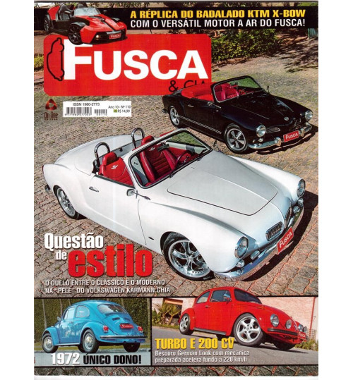 Revista Fusca & Cia N° 110 Questão de Estilo