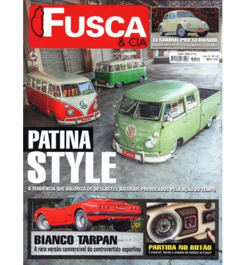 Revista Fusca & Cia N°120 Patina Style
