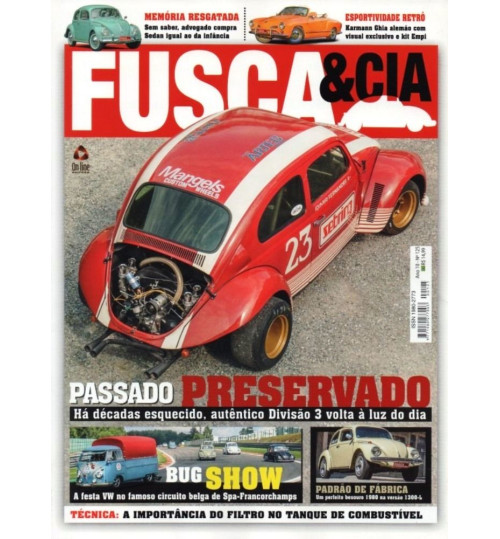 Revista Fusca & Cia N° 125 Passado Preservado
