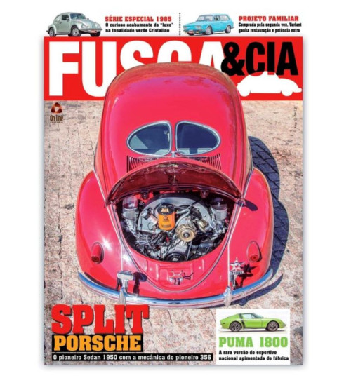 Revista Fusca & Cia N° 135 Split Porsche