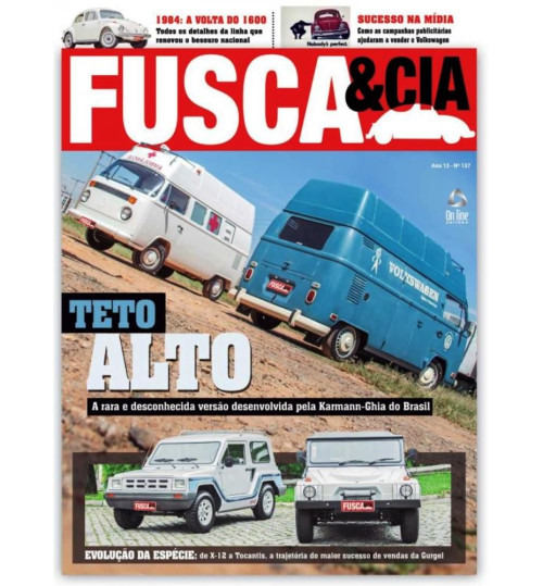 Revista Fusca & Cia N° 137 Kombi Teto Alto