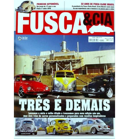 Revista Fusca & Cia N° 142 Três é Demais