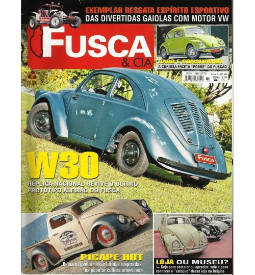 Revista Fusca & Cia N° 85 W30