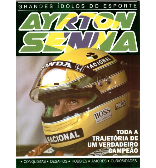 Revista Grandes Ídolos do Esporte Ayrton Senna 