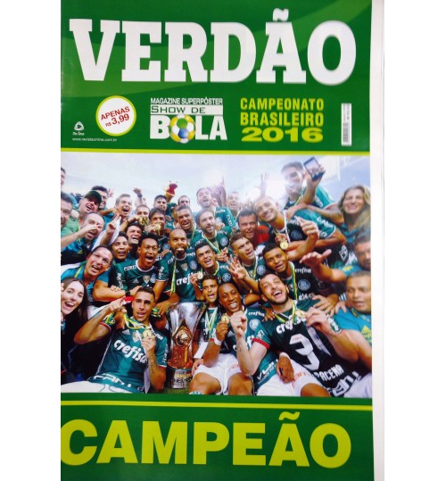 Revista Pôster Verdão é Campeão Brasileiro 2016